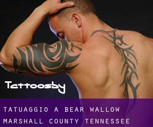 tatuaggio a Bear Wallow (Marshall County, Tennessee)