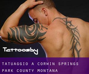 tatuaggio a Corwin Springs (Park County, Montana)