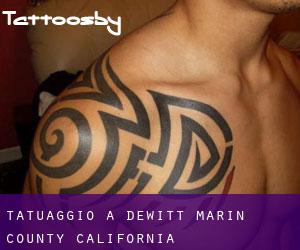 tatuaggio a Dewitt (Marin County, California)
