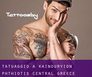 tatuaggio a Kainoúryion (Phthiotis, Central Greece)